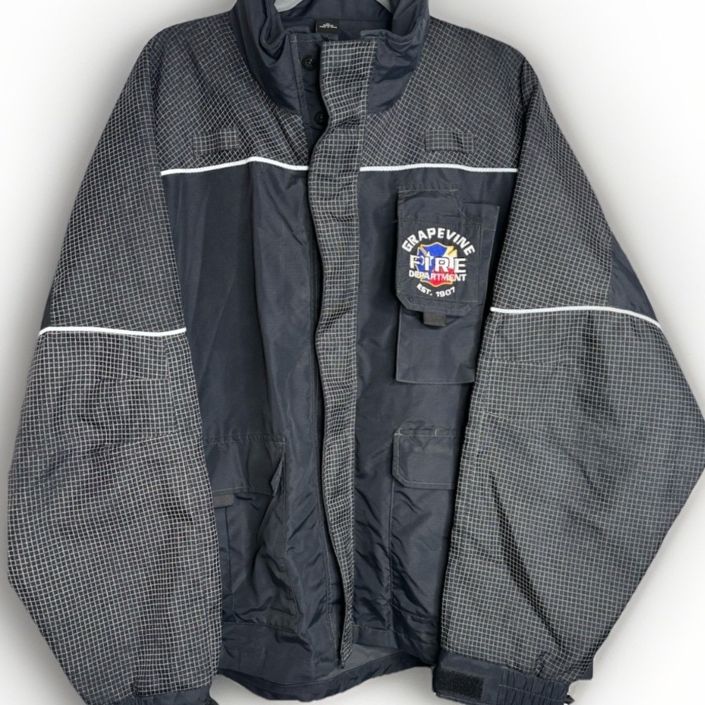Blauer 9845 Crosstech Emergency Response Jacket Fire Dept Grapevine TX Patch